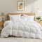 Puredown Winter Down Comforter Heavyweight Quilted Ultra Soft Twin Full King